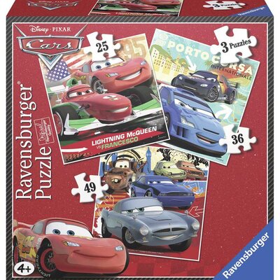 Ravensburger puzzle 110 delova - 3u1 Disney Cars 07258
