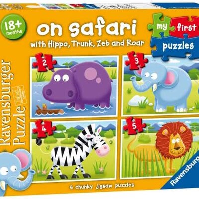 Ravensburger puzzle 14 delova - 4 u 1 Safari 07301