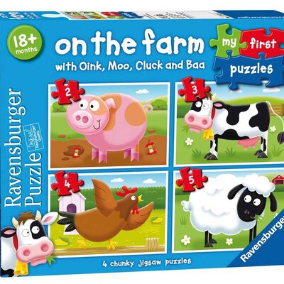 Ravensburger puzzle 14 delova - 4 u 1 Ranč 07302