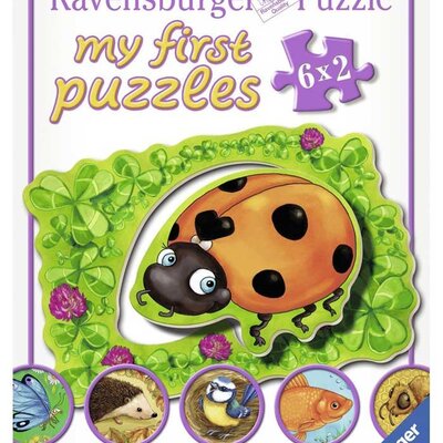 Ravensburger puzzle 12 delova - 6 u 1, gde zive 07368