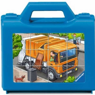Ravensburger puzzle 12 delova - Kockice kamion 07406