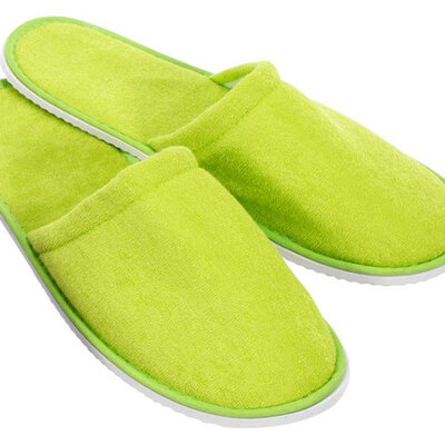 Papuče Vils vel. S-XL frotir zelena