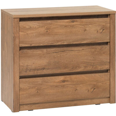 Komoda Rondo 3 fioke div. hrast