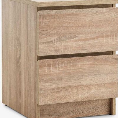 Noćni ormarić Lima 2 fioke hrast