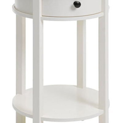 Noćni stočić Gabi 1 fioka bela