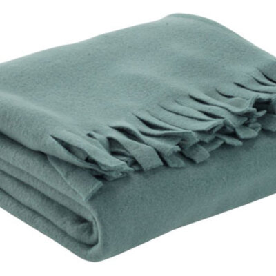 Ćebe Kari pliš 130x170 zelena