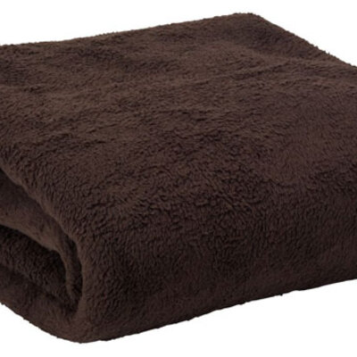 Ćebe Lisa mikrovl. 140x200 kafa