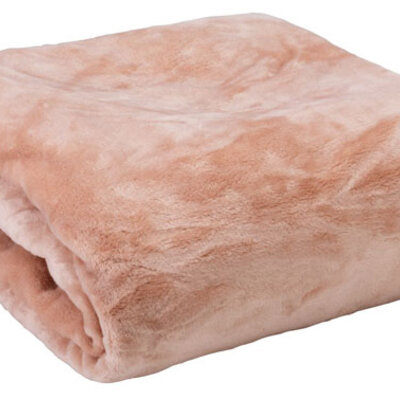 Ćebe Sendi flanel 140x200 ružičasta