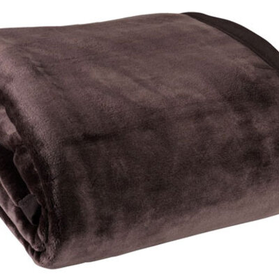 Ćebe Soks velur 140x200 braon