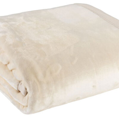 Ćebe Soks velur 140x200 krem