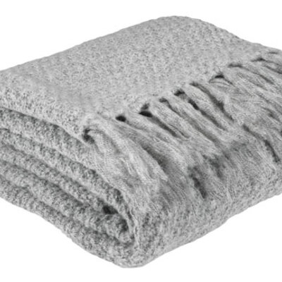 Ćebe Nela 130x180 siva