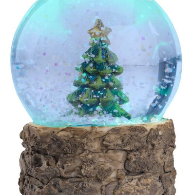 Novogodišnji ukras Snežna kugla Jelka 6058100