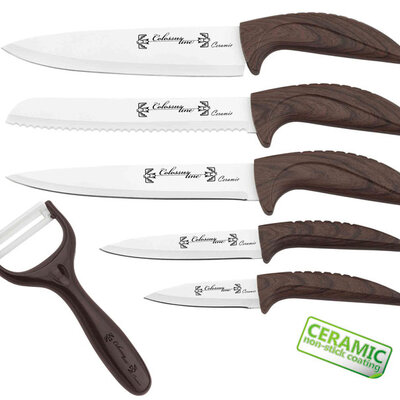 Set kuhinjskih noževa sa keramičkim premazom CL-36