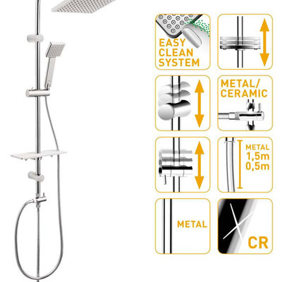 Usponski tuš Ferro Squerto Lux NP24