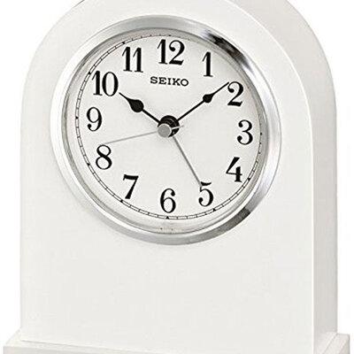 Drveni analogni stoni sat Budilnik Seiko QXE049W