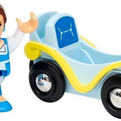 Disney Princess vozići - Princeza Bel i vagon BRIO 33356