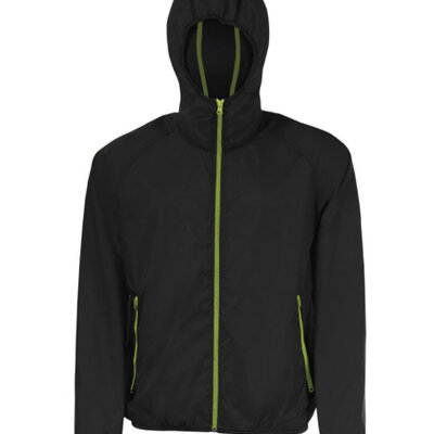 Sols Uniseks jakna vetrovka Shore Black veličina XXL 01169