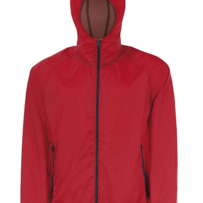 Sols Jakna vetrovka unisex Shore Red veličina L 01169