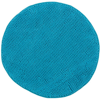 Prostirka za kupatilo Farge prečnik 60 cm tirkizna