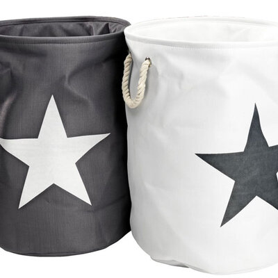 Korpa za veš Norrier Bela