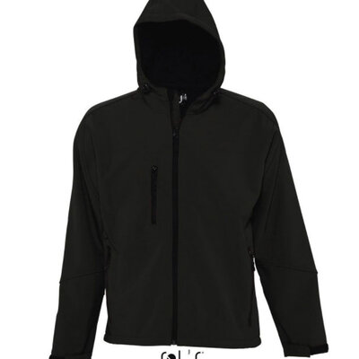 Sols Muška Softshell jakna sa kapuljačom Replay Black veličina M 46602