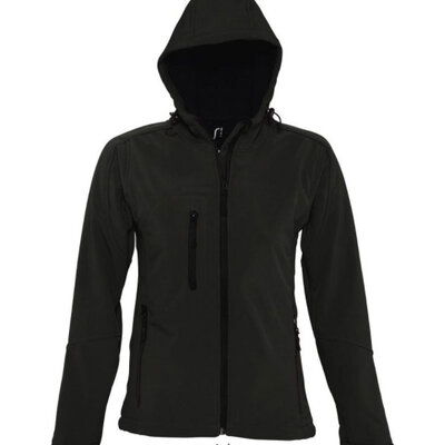 Sols Ženska Softshell jakna sa kapuljačom Replay Black veličina L 46802