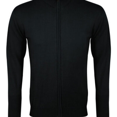 Sols Muški džemper sa rajsferšlusom Gordon Men Black veličina 3XL 00548