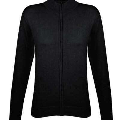 Sols Ženski džemper sa rajsferšlusom Gordon Women Black veličina L 00550