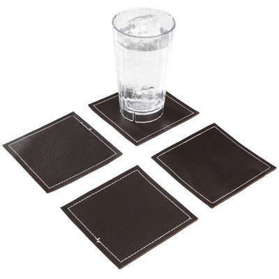 Podmetač Ensi vešt.koža braon