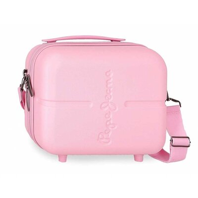 Kofer neseser za kozmetiku i šminku Pepe Jeans Highlight light pink 76839