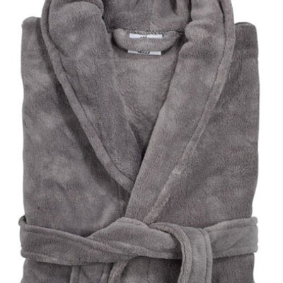 Bade mantil Laves S/M tamno siva