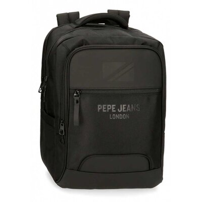 Ranac 44cm sa pregradama za laptop i tablet Pepe Jeans Bromley black 70625