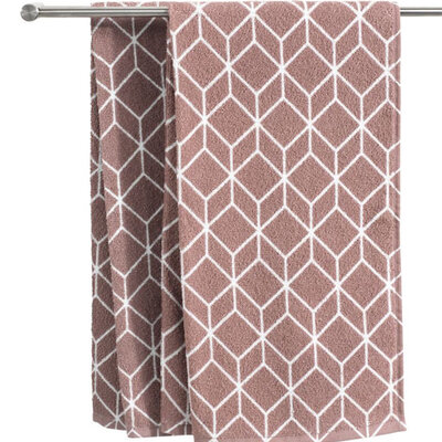 Peškir Blumb 50x90 ružičasta Dva komada