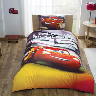 Tac Pamučna dečija posteljina Disney Cars Lightning