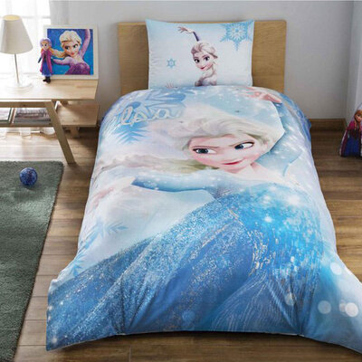 Tac Pamučna dečija posteljina Frozen Glitter