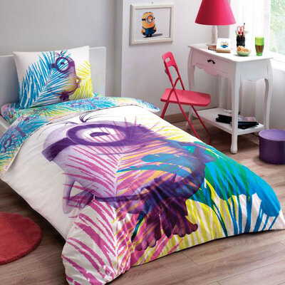 Tac Pamučna dečja posteljina Minions Paradise