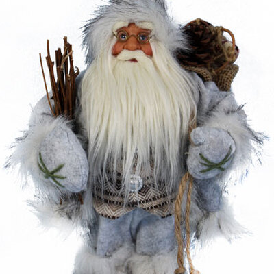 Novogodišnja Dekoracija Deda Mraz - Visina 30 cm