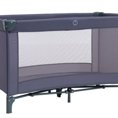 Prenosni krevetac Nasso tamno siva