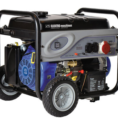 Benzinski agregat za struju sa trofaznom utičnicom Elektro Maschinen GSEm 7250 TBE