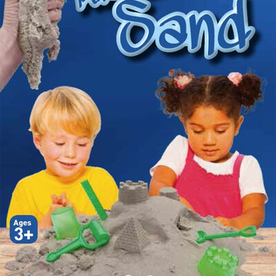 Kinetički pesak sa kalupima za oblikovanje 225g 36324