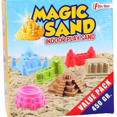 Kinetički pesak 450g sa dva kalupa Crvena 31102