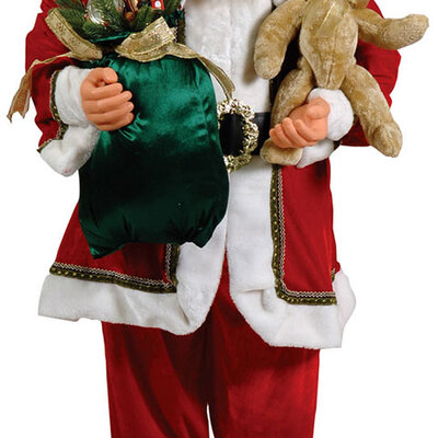 Figura Deda Mraza Koja Se Kreće i Svira 150 cm