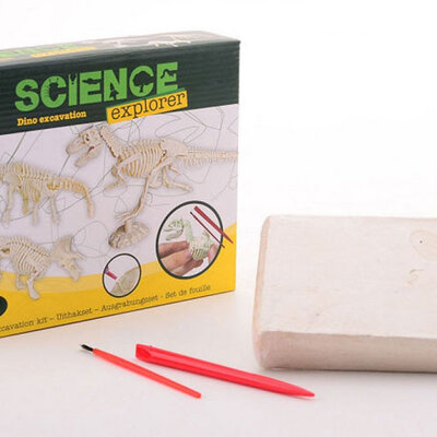 Gipsani set za iskopavanje dinosaurusa JohnToy 36367