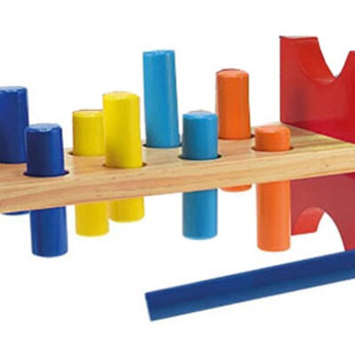 Toi Toys Drvena igračka Zabij Klin 36598