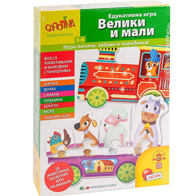 Carotina Edukativna igra Veliki i Mali Lisciani 35813