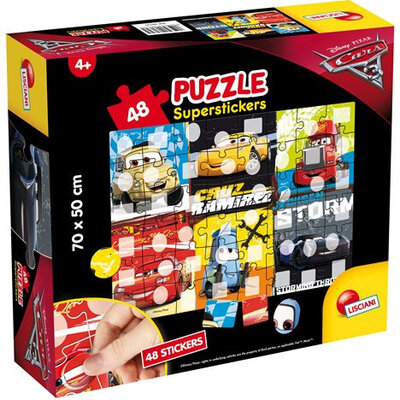 Lisciani Puzzle Cars 3 složi i oboji 36460