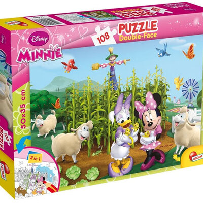 Lisciani Puzzle Disney Mini Složi i oboji 2u1 108 delova 31683