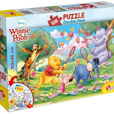 Lisciani Puzzle Winnie the Pooh Složi i oboji 2u1 108 delova 31686
