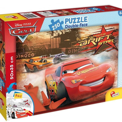 Lisciani Puzzle Cars Složi i oboji 2u1 250 delova 31694