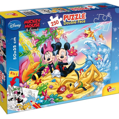 Lisciani Puzzle Miki Maus Složi i oboji 2u1 250 delova 31695